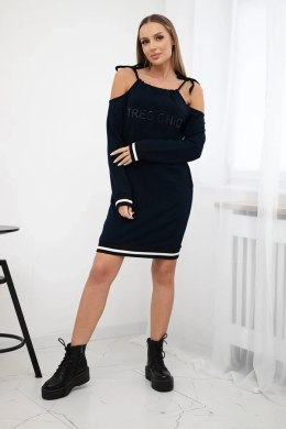 Sukienka Tres Chic granatowa