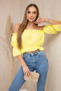 Bluzka hiszpanka żółta