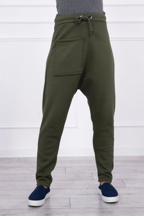 Komplet ze spodniami Baggy khaki