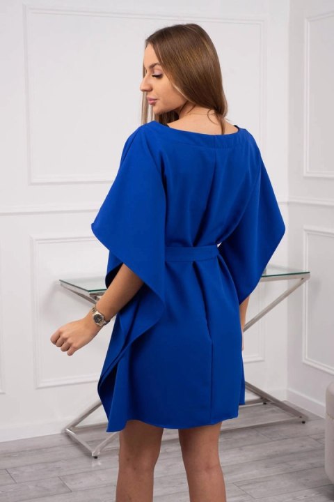 Sukienka nietoperz Oversize chabrowa