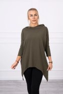 Bluza z nadrukiem skrzydeł khaki