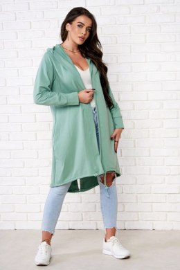 Narzutka z nadrukiem ciemno miętowa