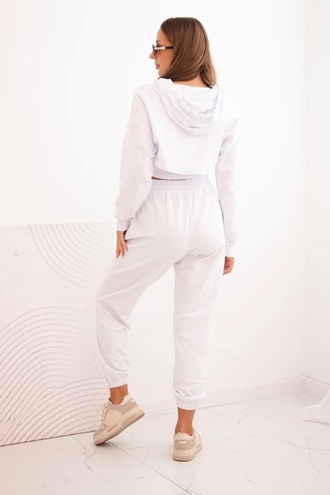 Komplet bawełniany 3-częściowy biały