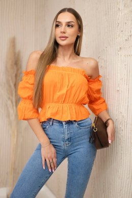 Bluzka hiszpanka pomarańczowa