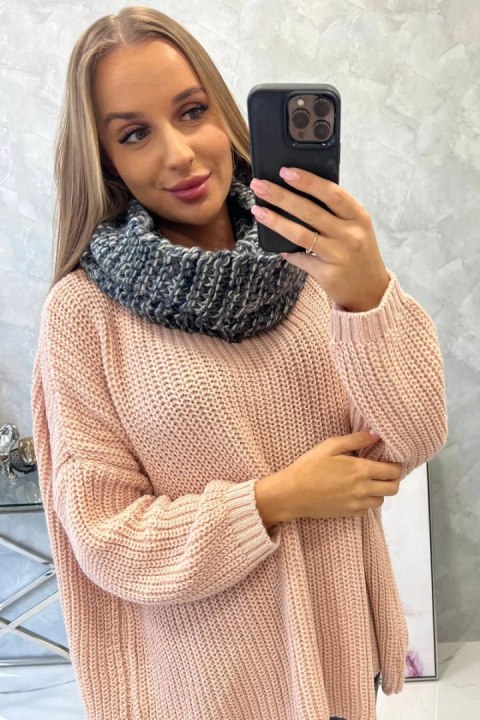 KN16 Komin damski grafitowy