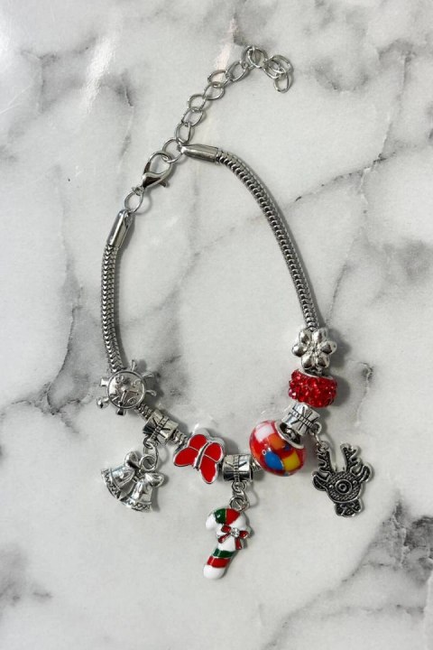 Bransoletka z motywem świątecznym SL433-29 Laska