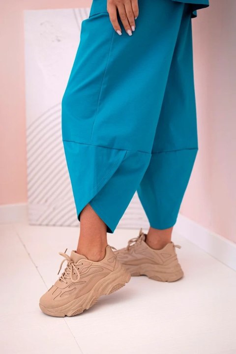 Komplet new punto bluza + spodnie morski