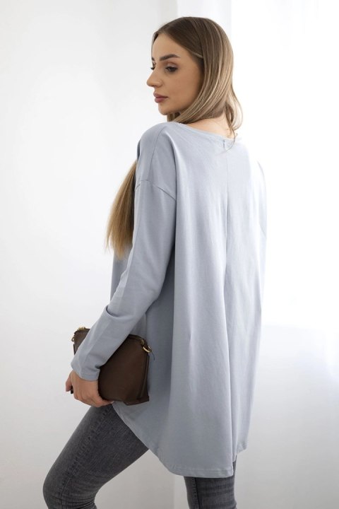 Bluzka damska z orłem i napisem Canyon szara