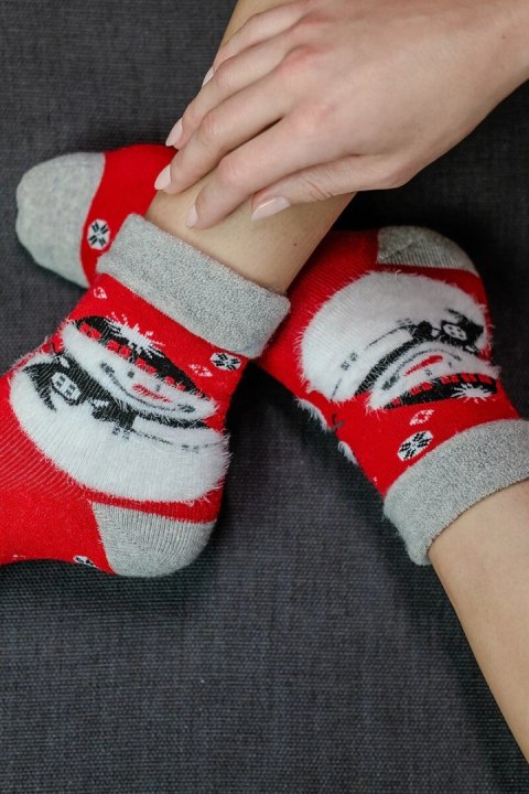 Skarpetki unisex świąteczne w pudełku - 1 para z Bałwanem