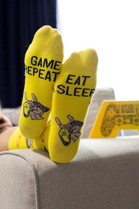 Skarpetki unisex z motywem gracza - zestaw 2 par w oryginalnym opakowaniu