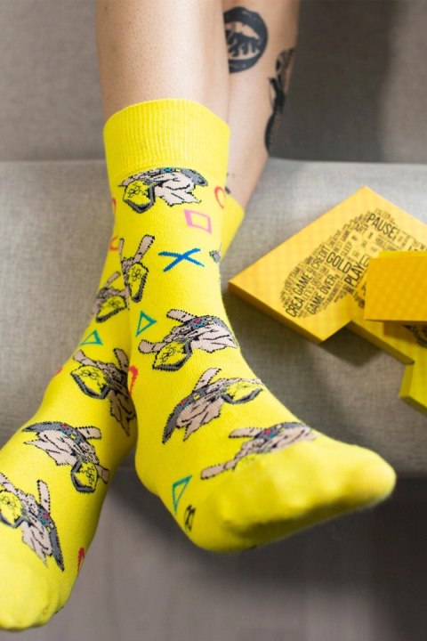 Skarpetki unisex z motywem gracza - zestaw 2 par w oryginalnym opakowaniu