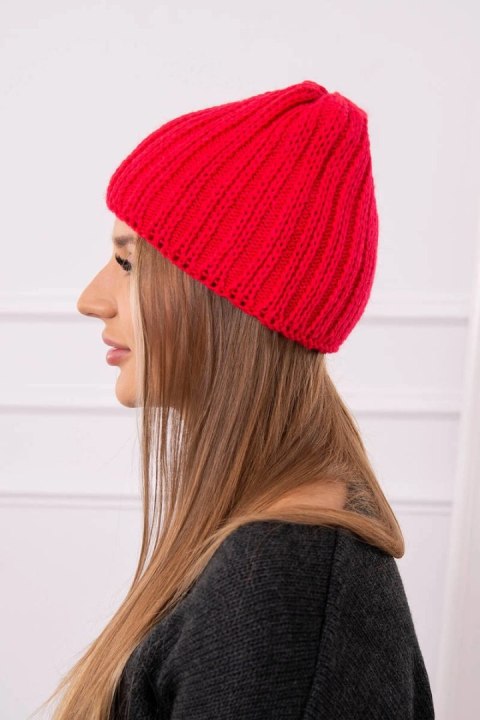 Czapka damska Rebeka K345 czerwona