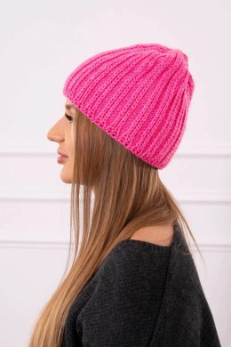 Czapka damska Rebeka K345 różowy neon