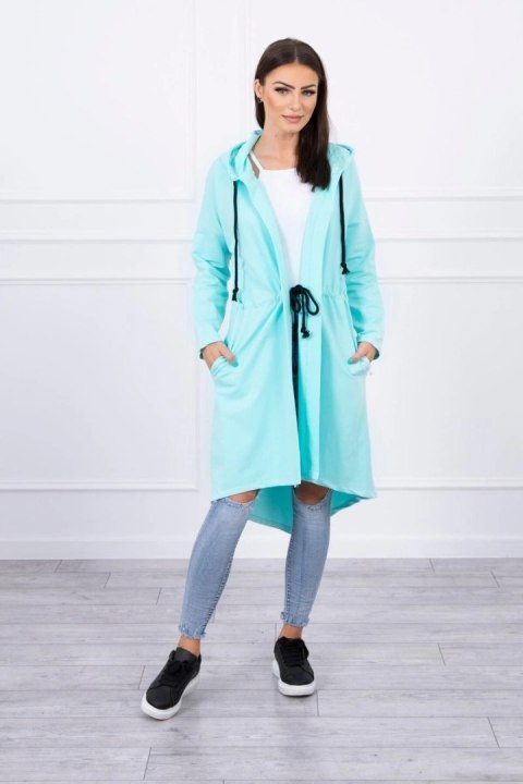 Narzutka z dłuższym tyłem miętowa