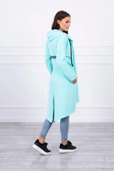 Narzutka z dłuższym tyłem miętowa