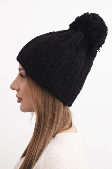 Czapka z polarem Idalia K284 czarna