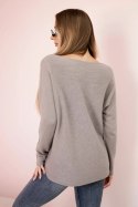 Sweter z dekoltem V fango